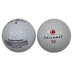 Lot of Two Annika Sorenstam 59 Logo Callaway Golf Balls