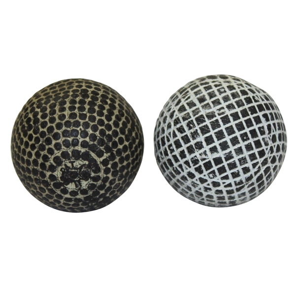 Lot of Two Vintage Golf Balls - Mesh & Bramble