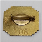 1940 US Open at Canterbury GC Contestant Badge #106