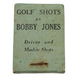 Golf Shots by Bobby Jones Driver & Mashie Shots Flip Book - Printed in England