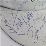 Multi-Signed 1983 US Open at Oakmont Visor - Big 4 plus Seve, and more JSA #Y85210