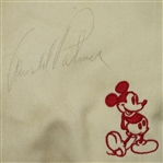 Arnold Palmer Signed Walt Disney Mickey Mouse Kangol Cap JSA #Y76565