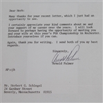 Arnold Palmer Signed Letter on Palmer Letterhead April 29, 1980 JSA #P01380