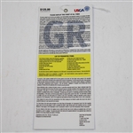 Rory McIlroy Signed 2011 US Open at Congressional Saturday Ticket JSA #P37464