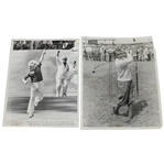 Lot of Two Wire Photos - Jack Nicklaus & Gene Sarazen