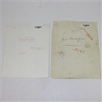 Lot of Two Wire Photos - Jack Nicklaus & Gene Sarazen