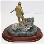 Old Tom Morris Ltd Ed Roche 1991 Keeper of the Greens Statue on Swilcan Bridge