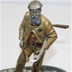 Old Tom Morris Ltd Ed Roche 1991 Keeper of the Greens Statue on Swilcan Bridge