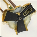 Parlor Putter with 3 Brass Head Hickory Putters - Reproduction