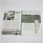 1938 US Open at Cherry Hills Program - Ralph Guldahl Winner