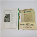 1938 US Open at Cherry Hills Program - Ralph Guldahl Winner