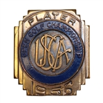 1956 US Open at Oak Hill Contestant Badge - Cary Middlecoff Winner