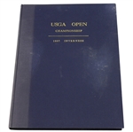 1957 US Open at Inverness Bound Program - Dick Mayer Winner