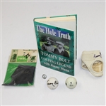Multiple Tommy Bolt Items - Unsigned & Signed - Bag, Book, Ball, Photo, etc JSA ALOA