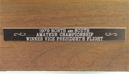 1979 North & South Amateur Championship Putter Boy Trophy - Vice President's Flight