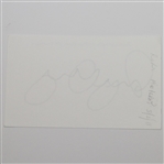 Rory McIlroy Full Cut Signature 3x5 JSA ALOA
