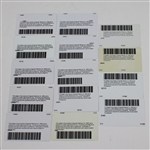 Lot of 14 Masters Credentials -  Score Reporting(5) and TV & Radio (9)