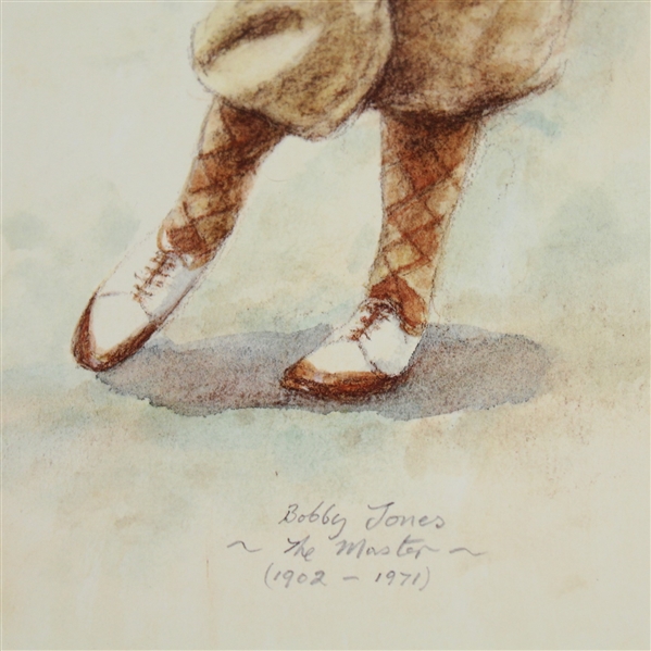 Thomas Ross Limited Bobby Jones 'The Master 1902-1971' Print - 1994
