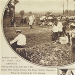 Bobby Jones New York Times Newspaper Picture Section - August 22, 1920 