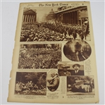 Bobby Jones New York Times Newspaper Picture Section - July 7, 1929