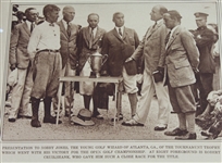 Bobby Jones First Major Title Newspaper Page - 1923 US Open at Inwood Links