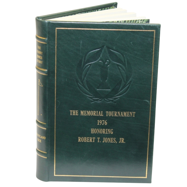 1976 Ltd Ed Memorial Tournament Book Honoring Robert T. Jones, Jr. #49/100