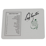 Seve Ballesteros Signed Augusta National Scorecard PSA/DNA #G31288