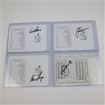29 Different Masters Champions Signed Scorecards - Palmer, Nicklaus, Player, Seve, etc JSA ALOA 