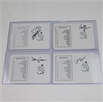 29 Different Masters Champions Signed Scorecards - Palmer, Nicklaus, Player, Seve, etc JSA ALOA 