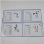 29 Different Masters Champions Signed Scorecards - Palmer, Nicklaus, Player, Seve, etc JSA ALOA 