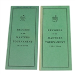 1963 & 1966 Records of the Masters Tournament Guides/Booklets
