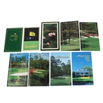 1990-1999 Masters Yardage Guides - Missing 1996
