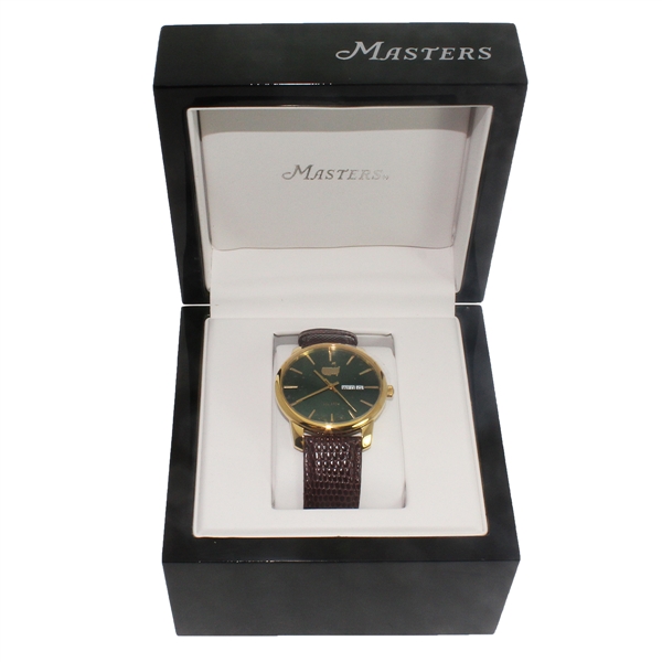 Masters Exquisite Leather Band High End Watch
