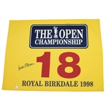 Mark OMeara Signed 1998 Open Championship at Royal Birkdale Flag JSA ALOA