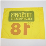 Jack Nicklaus Signed Undated Open Championship Flag JSA ALOA