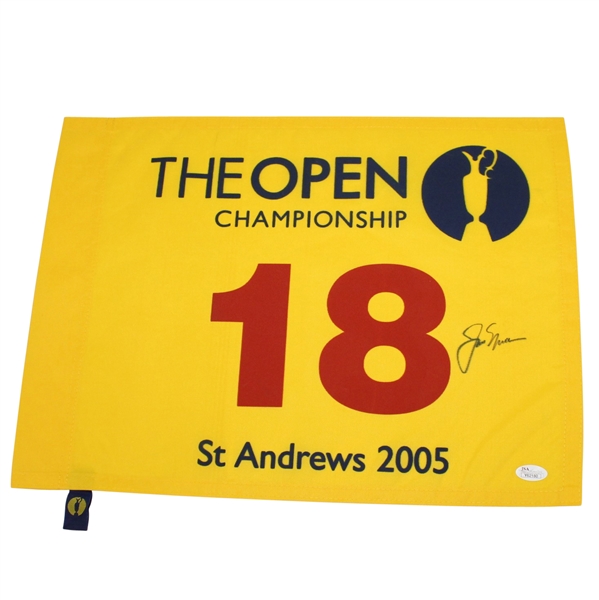 Jack Nicklaus Signed 2005 Open Championship at St. Andrews Flag JSA #Y62180