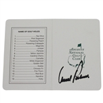 Arnold Palmer Signed Augusta National Scorecard JSA ALOA