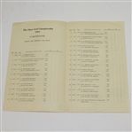 1953 Open Championship at Carnoustie Friday 'Order of Play' Guide