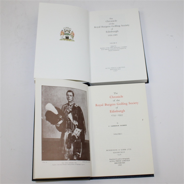 Vol. I & II - The Chronicle of The Royal Burgess Golfing Society of Edinburgh 1735-1985