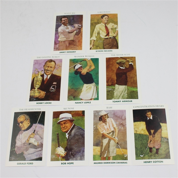  'Golf's Greatest' Cards with 9 Signed Including Snead, Hogan, others JSA ALOA