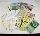 Miscellaneous Lot of Open Championship Order of Play Guides and Booklets