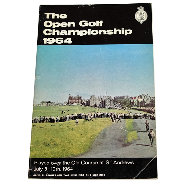 1964 Open Championship at St. Andrews Program - Tony Lema Winner