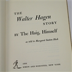 Walter Hagen Signed and Inscribed 'The Walter Hagen Story' Book JSA ALOA