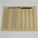 1947 Los Angeles Open Tournament Program - Ben Hogan Winner