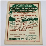 1948 National Pro-Amateur Championship Program - Lloyd Mangrum Winner