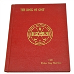 1951 Ryder Cup Matches at Pinehurst Hard Cover Program - USA 9 1/2 - 2 1/2