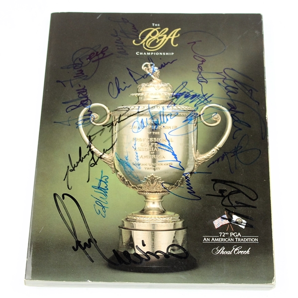 Multi-Signed 1990 PGA Program at Shoal Creek Program - Seve, Stewart, Trevino, and others JSA ALOA
