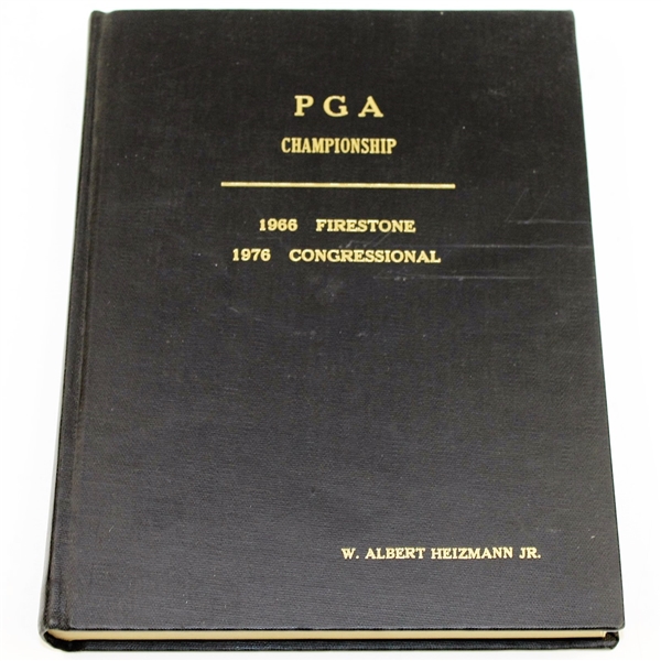 1966 & 1976 PGA Championship Programs - Firestone & Congressional - Binded 