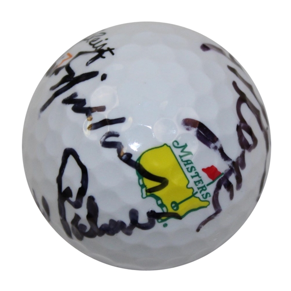 Big Three Signed Masters Logo Golf Ball - Palmer, Nicklaus, & Player! JSA #Y79128