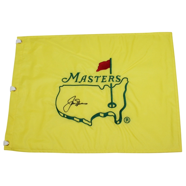 Jack Nicklaus Signed Undated Masters Embroidered Flag JSA ALOA
